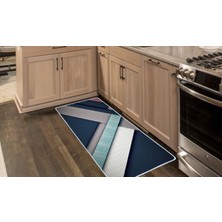 Colorix Carpet Kaymaz Taban Tezgah Önü Mutfak Paspası 75X150 cm No: 1151