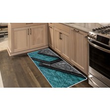 Colorix Carpet Kaymaz Taban Tezgah Önü Mutfak Paspası 75X150 cm No: 1164