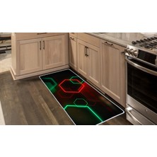 Colorix Carpet Kaymaz Taban Tezgah Önü Mutfak Paspası 75X150 cm No: 843