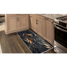 Colorix Carpet Kaymaz Taban Tezgah Önü Mutfak Paspası 75X150 cm No: 1030