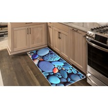 Colorix Carpet Kaymaz Taban Tezgah Önü Mutfak Paspası 75X150 cm No: 1081