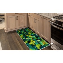 Colorix Carpet Kaymaz Taban Tezgah Önü Mutfak Paspası 75X150 cm No: 1268