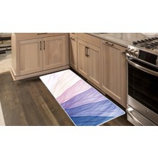 Colorix Carpet Kaymaz Taban Tezgah Önü Mutfak Paspası 75X150 cm No: 1420