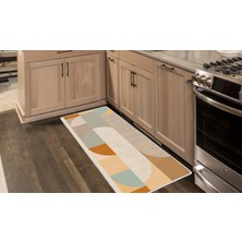 Colorix Carpet Kaymaz Taban Tezgah Önü Mutfak Paspası 75X150 cm No: 1493