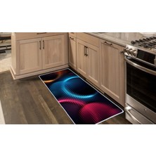 Colorix Carpet Kaymaz Taban Tezgah Önü Mutfak Paspası 75X150 cm No: 847