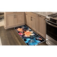 Colorix Carpet Kaymaz Taban Tezgah Önü Mutfak Paspası 75X150 cm No: 1045