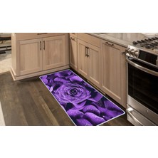 Colorix Carpet Kaymaz Taban Tezgah Önü Mutfak Paspası 75X150 cm No: 1132