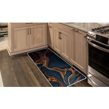 Colorix Carpet Kaymaz Taban Tezgah Önü Mutfak Paspası 75X150 cm No: 831