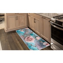 Colorix Carpet Kaymaz Taban Tezgah Önü Mutfak Paspası 75X150 cm No: 1334