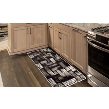 Colorix Carpet Kaymaz Taban Tezgah Önü Mutfak Paspası 75X150 cm No: 993