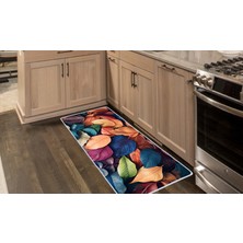 Colorix Carpet Kaymaz Taban Tezgah Önü Mutfak Paspası 75X150 cm No: 1031