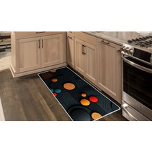 Colorix Carpet Kaymaz Taban Tezgah Önü Mutfak Paspası 75X150 cm No: 926