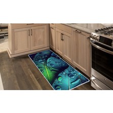 Colorix Carpet Kaymaz Taban Tezgah Önü Mutfak Paspası 75X150 cm No: 1028