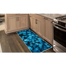 Colorix Carpet Kaymaz Taban Tezgah Önü Mutfak Paspası 75X150 cm No: 1333