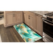 Colorix Carpet Kaymaz Taban Tezgah Önü Mutfak Paspası 75X150 cm No: 860