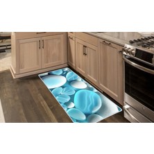 Colorix Carpet Kaymaz Taban Tezgah Önü Mutfak Paspası 75X150 cm No: 1064