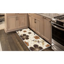 Colorix Carpet Kaymaz Taban Tezgah Önü Mutfak Paspası 75X150 cm No: 1177