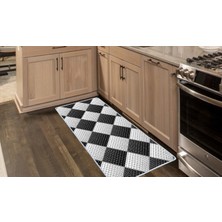 Colorix Carpet Kaymaz Taban Tezgah Önü Mutfak Paspası 75X150 cm No: 1225