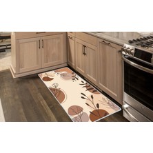 Colorix Carpet Kaymaz Taban Tezgah Önü Mutfak Paspası 75X150 cm No: 1320