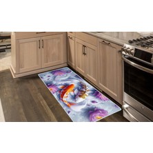 Colorix Carpet Kaymaz Taban Tezgah Önü Mutfak Paspası 75X150 cm No: 805