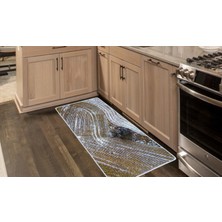 Colorix Carpet Kaymaz Taban Tezgah Önü Mutfak Paspası 75X150 cm No: 1185