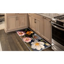 Colorix Carpet Kaymaz Taban Tezgah Önü Mutfak Paspası 75X150 cm No: 884