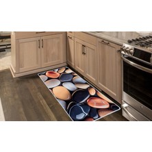 Colorix Carpet Kaymaz Taban Tezgah Önü Mutfak Paspası 75X150 cm No: 1090