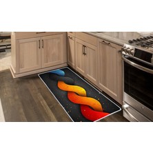 Colorix Carpet Kaymaz Taban Tezgah Önü Mutfak Paspası 75X150 cm No: 912