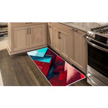 Colorix Carpet Kaymaz Taban Tezgah Önü Mutfak Paspası 75X150 cm No: 1219