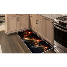 Colorix Carpet Kaymaz Taban Tezgah Önü Mutfak Paspası 75X150 cm No: 1303