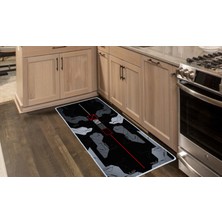 Colorix Carpet Kaymaz Taban Tezgah Önü Mutfak Paspası 75X150 cm No: 1457