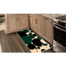 Colorix Carpet Kaymaz Taban Tezgah Önü Mutfak Paspası 75X150 cm No: 1201