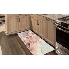 Colorix Carpet Kaymaz Taban Tezgah Önü Mutfak Paspası 75X150 cm No: 1275