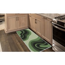 Colorix Carpet Kaymaz Taban Tezgah Önü Mutfak Paspası 75X150 cm No: 1379