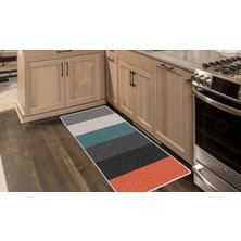 Colorix Carpet Kaymaz Taban Tezgah Önü Mutfak Paspası 75X150 cm No: 1533