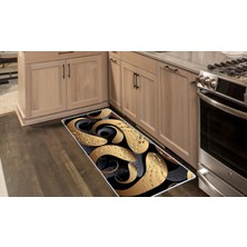 Colorix Carpet Kaymaz Taban Tezgah Önü Mutfak Paspası 75X150 cm No: 867