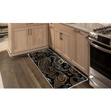 Colorix Carpet Kaymaz Taban Tezgah Önü Mutfak Paspası 75X150 cm No: 868