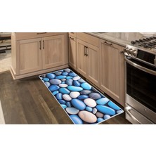 Colorix Carpet Kaymaz Taban Tezgah Önü Mutfak Paspası 75X150 cm No: 1074