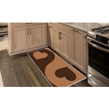 Colorix Carpet Kaymaz Taban Tezgah Önü Mutfak Paspası 75X150 cm No: 1422