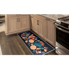 Colorix Carpet Kaymaz Taban Tezgah Önü Mutfak Paspası 75X150 cm No: 1076