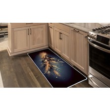 Colorix Carpet Kaymaz Taban Tezgah Önü Mutfak Paspası 75X150 cm No: 1003