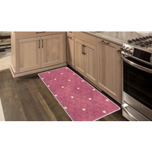 Colorix Carpet Kaymaz Taban Tezgah Önü Mutfak Paspası 75X150 cm No: 1389