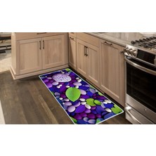 Colorix Carpet Kaymaz Taban Tezgah Önü Mutfak Paspası 75X150 cm No: 1062