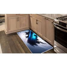 Colorix Carpet Kaymaz Taban Tezgah Önü Mutfak Paspası 75X150 cm No: 1299