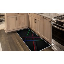 Colorix Carpet Kaymaz Taban Tezgah Önü Mutfak Paspası 75X150 cm No: 1313