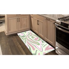 Colorix Carpet Kaymaz Taban Tezgah Önü Mutfak Paspası 75X150 cm No: 1528