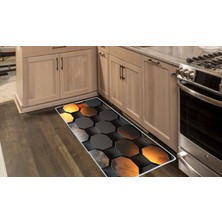 Colorix Carpet Kaymaz Taban Tezgah Önü Mutfak Paspası 75X150 cm No: 1116