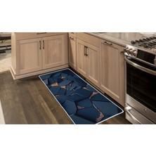 Colorix Carpet Kaymaz Taban Tezgah Önü Mutfak Paspası 75X150 cm No: 1257