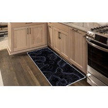 Colorix Carpet Kaymaz Taban Tezgah Önü Mutfak Paspası 75X150 cm No: 1429