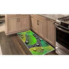 Colorix Carpet Kaymaz Taban Tezgah Önü Mutfak Paspası 75X150 cm No: 1118